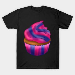 Bisexual LGBTQ Cupcake T-Shirt